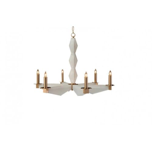 Alan Mizrahi SJ2154 Sculptural Alabaster | Chandeliers by Alan Mizrahi Lighting Design