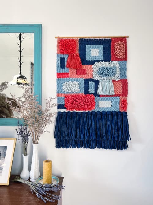 MUNROE woven wall hanging | Macrame Wall Hanging in Wall Hangings by Nova Mercury Design. Item composed of cotton
