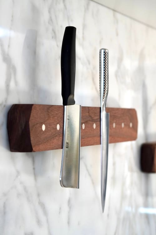Magnetic Knife Strip | Holder Hardware in Hardware by ROOM-3. Item made of walnut