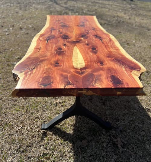 Bookmatched live edge dinning table! | Dining Table in Tables by Pelican State Woodworks