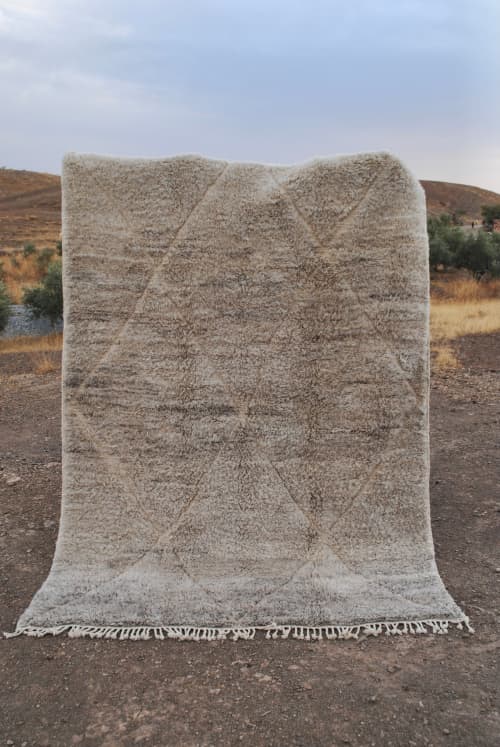 Mrirt Beni Ourain Rug “Maya” | Area Rug in Rugs by East Perry. Item composed of wool & fiber