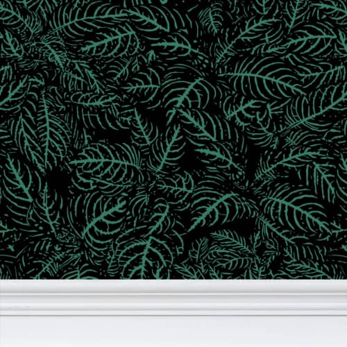 Zebra Plant - Wallpaper Large Print | Wall Treatments by Sean Martorana. Item composed of paper