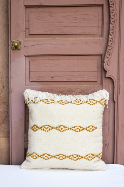 Chavha Pillow | Pillows by Folks & Tales. Item made of cotton