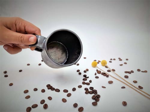 Bronze Coffee Mug | Drinkware by YomYomceramic. Item composed of ceramic