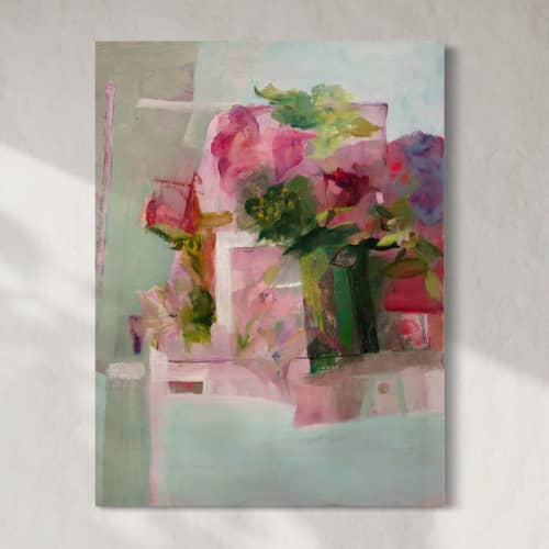 Spring Bouquet II | Oil And Acrylic Painting in Paintings by Sorelle Gallery