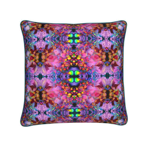 Kaleidoscope Pink | Cushion in Pillows by Heirloom Wild by Candace Marquette