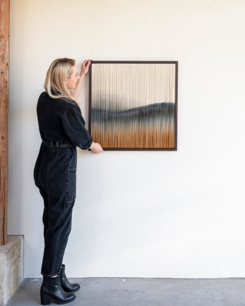 'TWILIGHT' // RE-FRAMED Collection (2024) | Wall Hangings by Rianne Aarts / Teddy and Wool Studio