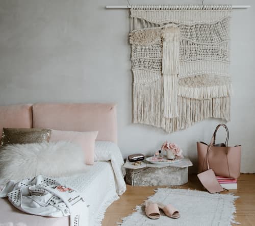 "Mont" Macrame | Macrame Wall Hanging in Wall Hangings by Ranran Studio by Belen Senra. Item composed of cotton and fiber