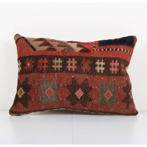 Brick red throw discount pillows