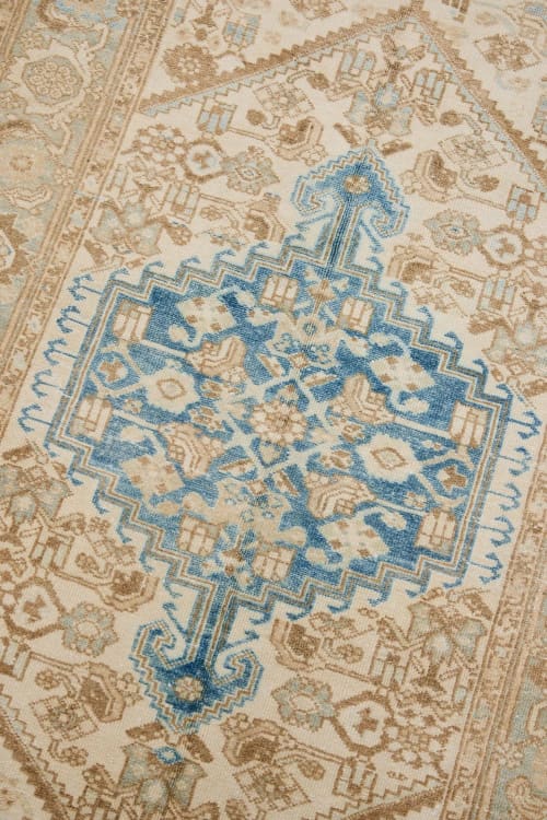 Kundera - 4'4" x 6'8" Vintage Persian Rug | Area Rug in Rugs by Merak Rugs. Item composed of wool in country & farmhouse or eclectic & maximalism style