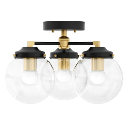 Hawthorne | Chandeliers by Illuminate Vintage. Item composed of brass and glass