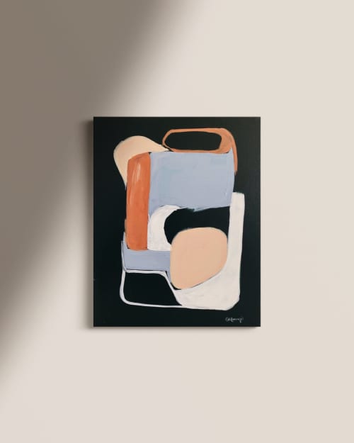 "Looking Forward No. 5" - 16 x 20" | Oil And Acrylic Painting in Paintings by Cait Courneya. Item composed of canvas