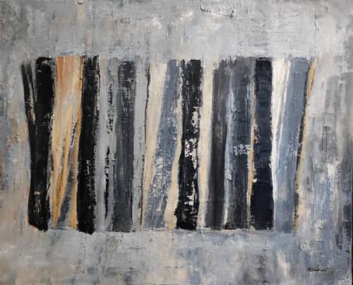 Ex Libris | Oil And Acrylic Painting in Paintings by Sophie DUMONT.