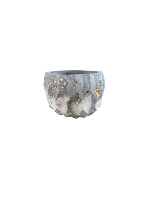 Lunar Diamond Facet Planter | Vases & Vessels by RAW & UNIQ
