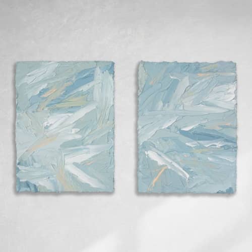 Wandering Around I & II | Oil And Acrylic Painting in Paintings by Sorelle Gallery