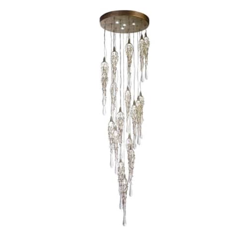 Alan Mizrahi PL371 Liquid Staircase | Pendants by Alan Mizrahi Lighting Design
