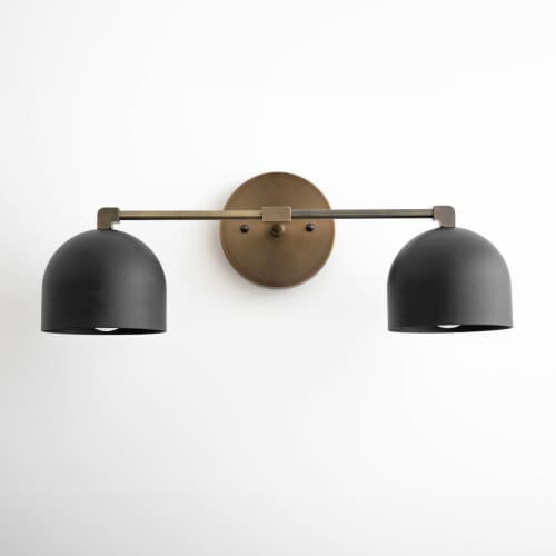 Mid-Century Modern Vanity Lights - Model No. 0698 | Sconces by Peared Creation. Item composed of brass