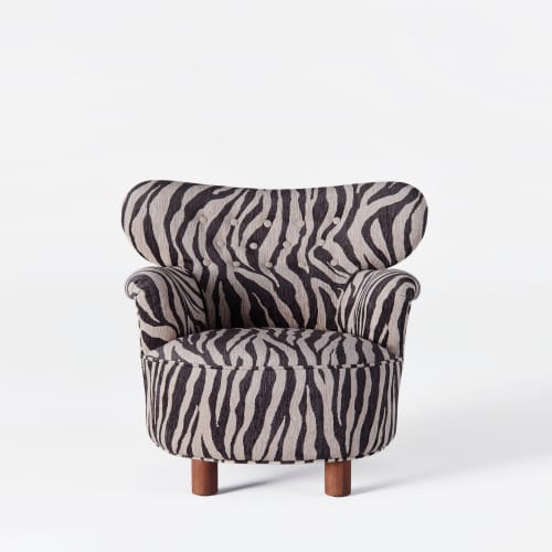 Elias Armchair Zebra | Work by District Loom