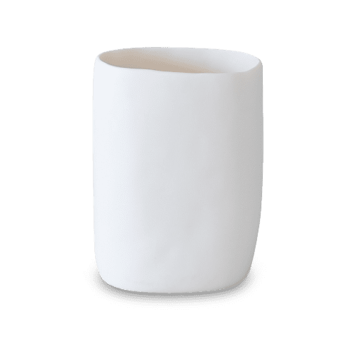 Modern Office Wastebasket | Vase in Vases & Vessels by Tina Frey. Item composed of synthetic