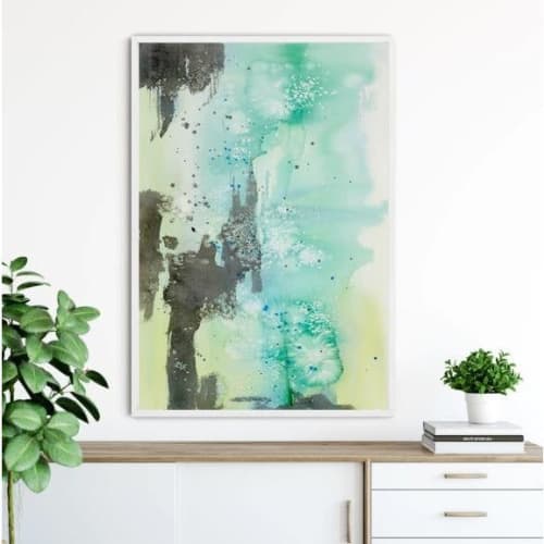 Hold Back The River | Watercolor Painting in Paintings by Brazen Edwards Artist. Item composed of paper