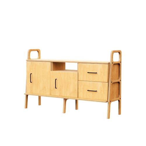 Minimalist Chest of drawers, Handmade furniture | Sideboard in Storage by Plywood Project. Item composed of birch wood in minimalism or mid century modern style