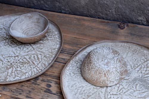 Open Leaf bowl | Dinnerware by Laima Ceramics. Item composed of stoneware