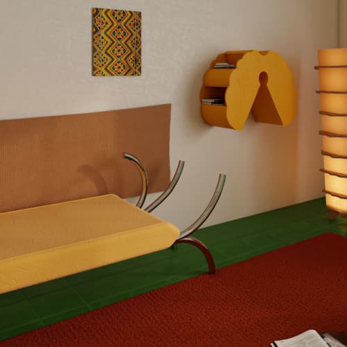 Ten Arms Bench | Benches & Ottomans by REJO studio. Item composed of wood