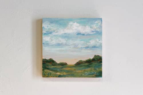 New Day | Oil And Acrylic Painting in Paintings by JoAnna Liston | Lily Field Studio. Item composed of birch wood compatible with boho and country & farmhouse style