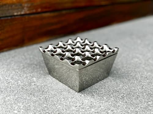 Windproof Chrome Ashtray 16-Hole | Ash Tray in Tableware by Rikan