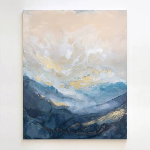 Delight in the Dawn | Mixed Media by Sorelle Gallery. Item made of canvas