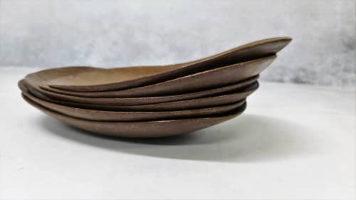 Oval Ceramic plates, Small Oval Tapas Plates Set 1-12 | Dinnerware by YomYomceramic. Item composed of stone