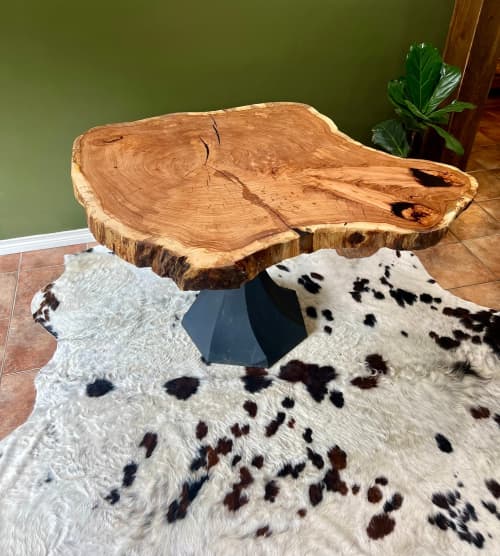 Uniquely shaped live edge nook table! | Dining Table in Tables by Pelican State Woodworks