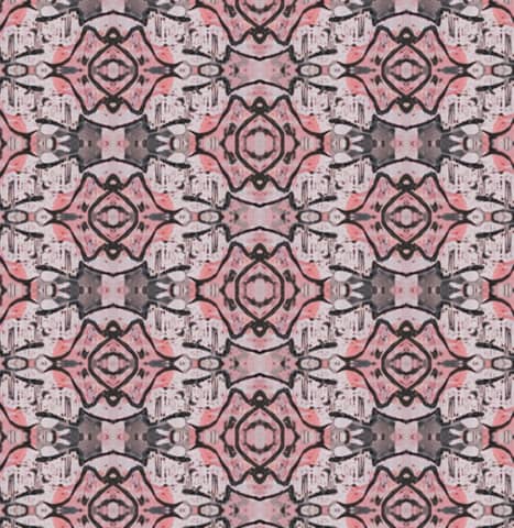 Urchin, Rose | Fabric in Linens & Bedding by Philomela Textiles & Wallpaper. Item composed of cotton