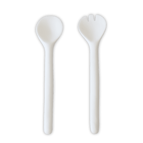Sculpt Large Serving Set | Serving Utensil in Utensils by Tina Frey. Item made of stoneware