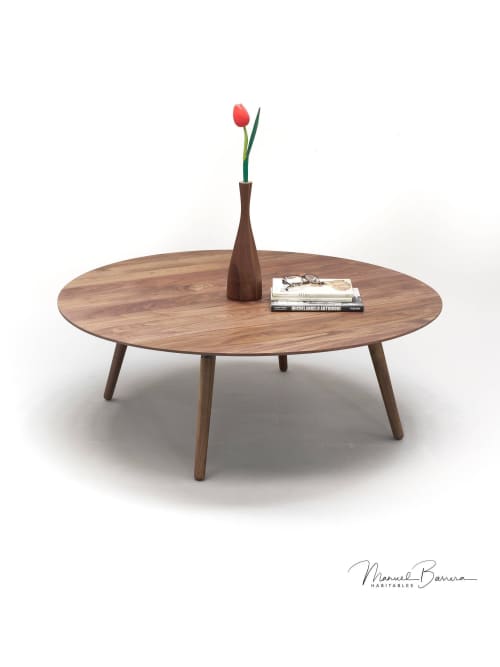 Coffee Table Made of Solid Walnut Board | Tables by Manuel Barrera Habitables. Item made of wood