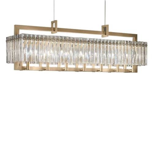 Alan Mizrahi IQ2079 Crek Rectangular | Chandeliers by Alan Mizrahi Lighting Design