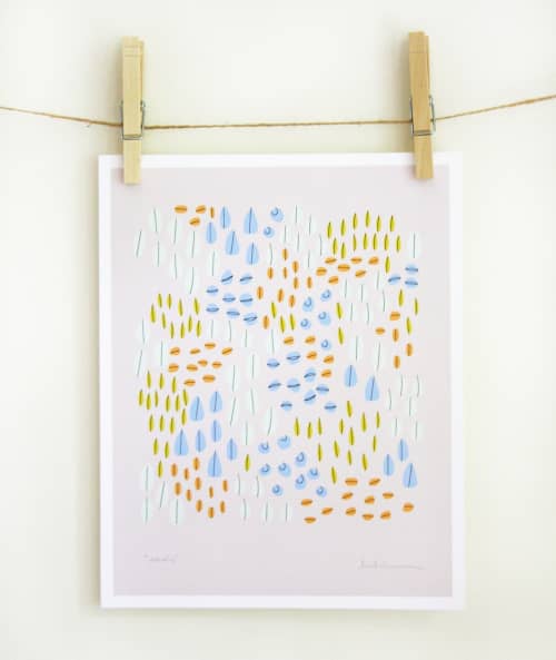 Seeds Print | Prints by Leah Duncan. Item composed of paper in mid century modern or contemporary style