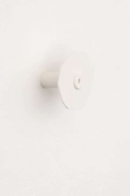 Corte - White | Wall Hook | Hardware by Upton. Item made of steel