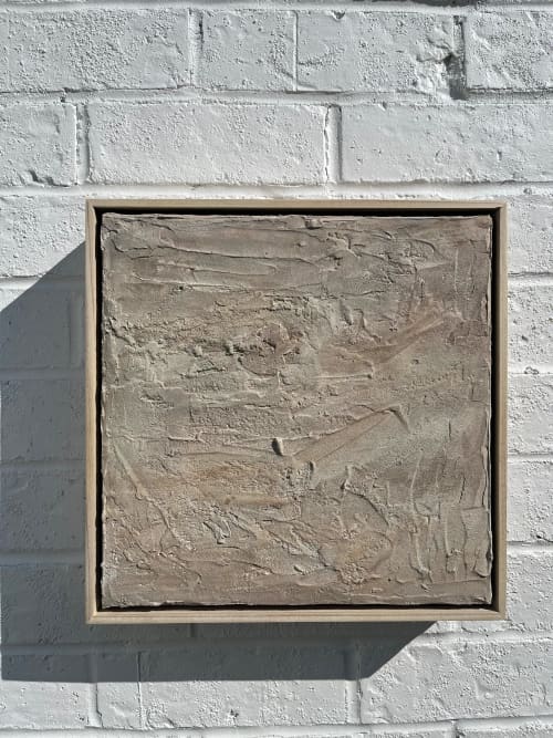 before (ORIGINAL SOLD) | Mixed Media by visceral home. Item made of wood with concrete