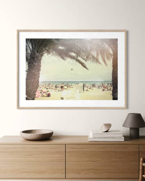 Palm-Framed Beach | Photography by Louise O'Gorman