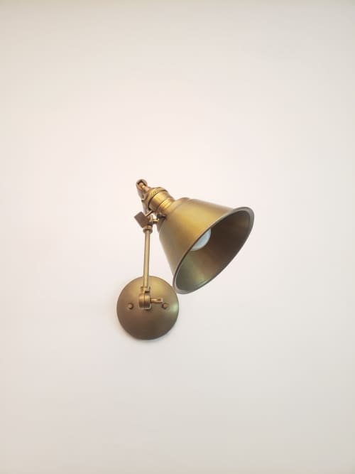 Kitchen Shelves Adjustable Wall Light - Industrial Sconce | Sconces by Retro Steam Works. Item made of metal