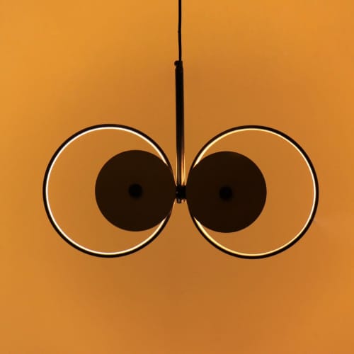 Iris Pendant Lamp | Pendants by Home Blitz. Item composed of metal compatible with modern style