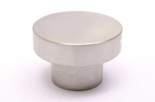 Dot 50 Brushed Aluminum Knob | Hardware by Windborne Studios. Item composed of aluminum