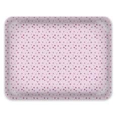 Decorative Tray: Bead in Raspberry | Decorative Objects by Philomela Textiles & Wallpaper. Item made of synthetic