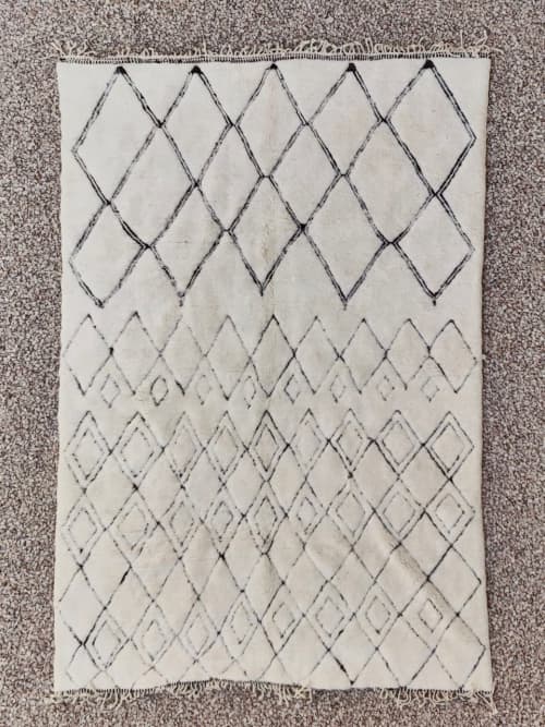 MRIRT Beni Ourain Rug “YAZZA” | Area Rug in Rugs by East Perry. Item composed of wool & fiber