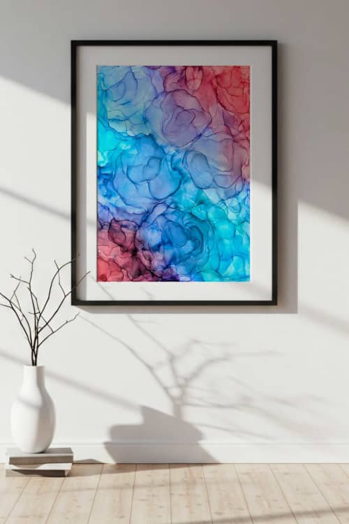 ignite the depths |  fine art print | Watercolor Painting in Paintings by Megan Spindler