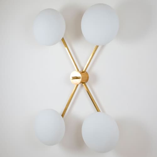 Stella Butterfly | Sconces by DESIGN FOR MACHA. Item made of brass & glass