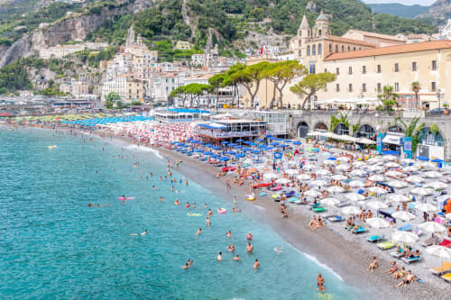 Amalfi Coast Beachfront | Photography by Richard Silver Photo