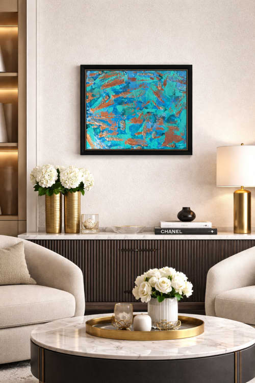 Sandy Shores 2 | Oil And Acrylic Painting in Paintings by Brianne Valentino