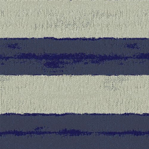 Sunbrella® Woven Fabric Cabana Stripe, Midnight | Linens & Bedding by Philomela Textiles & Wallpaper. Item composed of fabric